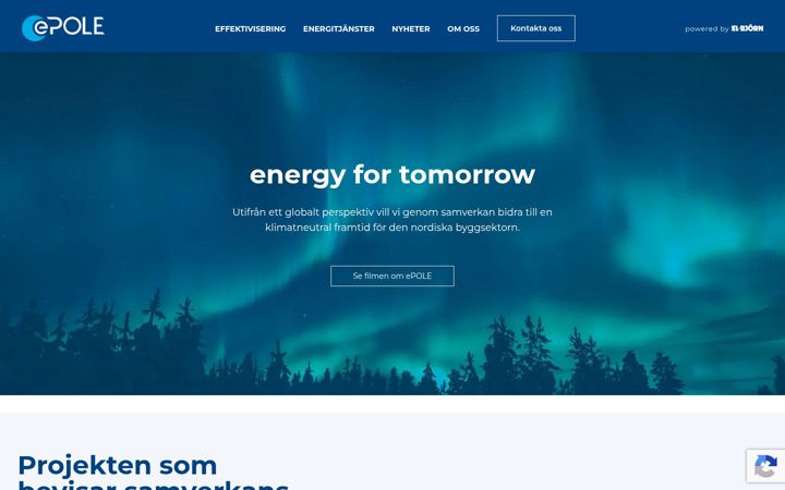 Screenshot von epole.se