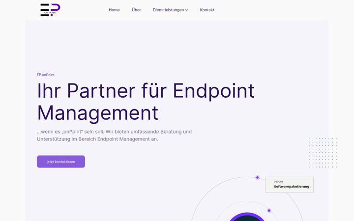 Screenshot von eponpoint.de