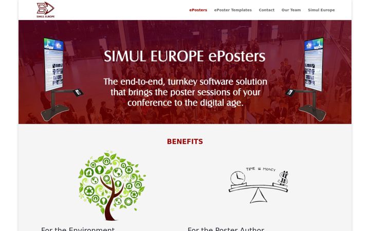 Екранна снимка на eposters.org