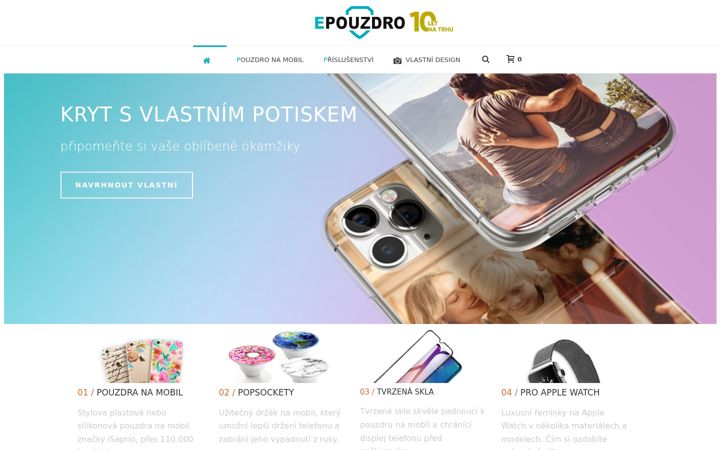 Screenshot di epouzdro.cz