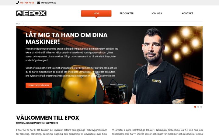 Screenshot of epox.se