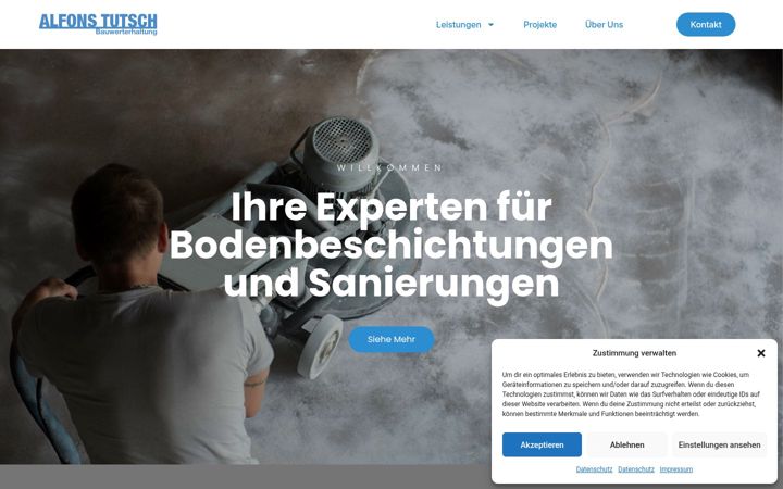 Screenshot von epoxidharzbeschichtung-sued.de
