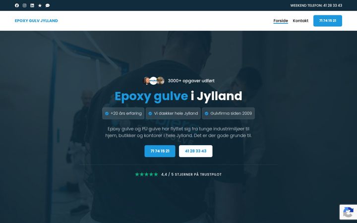 Skärmbild av epoxygulv-jylland.dk