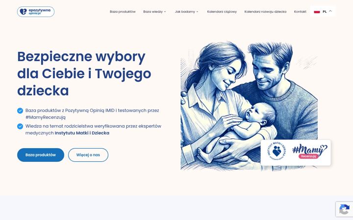 Screenshot of epozytywnaopinia.pl