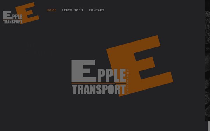 Screenshot stránky eppletransporte.eu