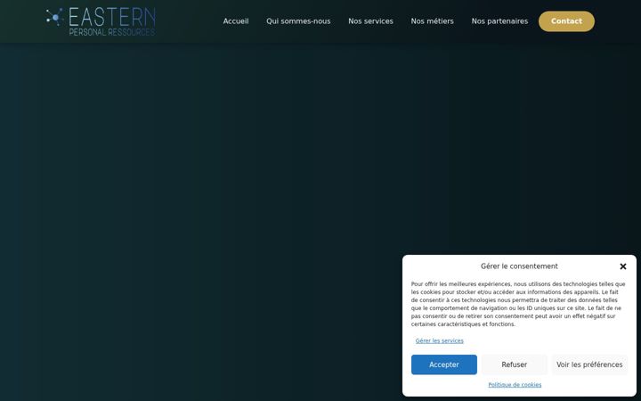 Screenshot stránky epr-interim.fr
