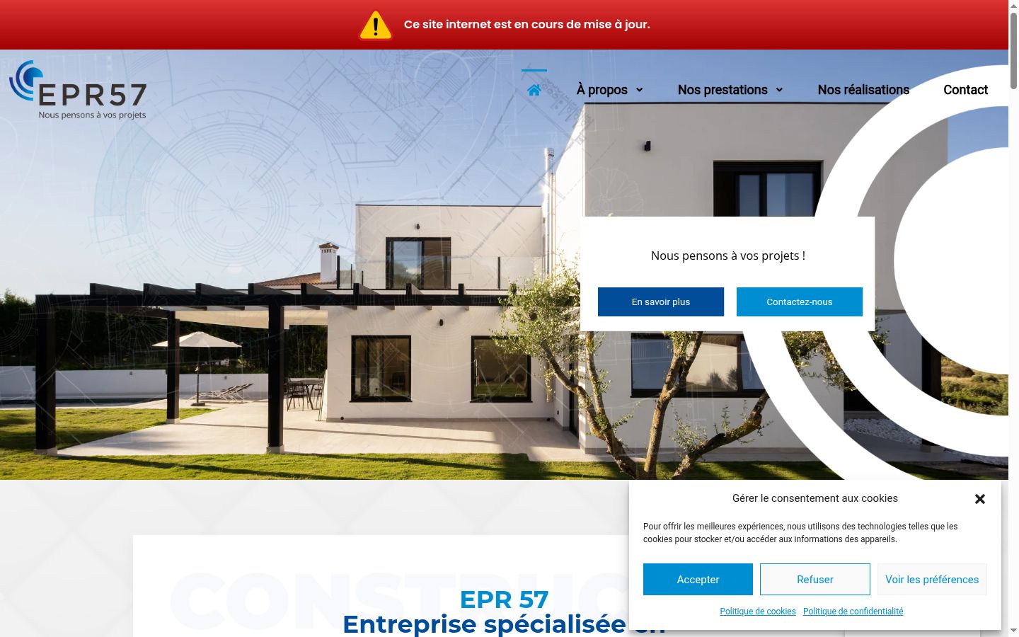Screenshot tal-banner tal-kunsens muri qabel kwalunkwe interazzjoni