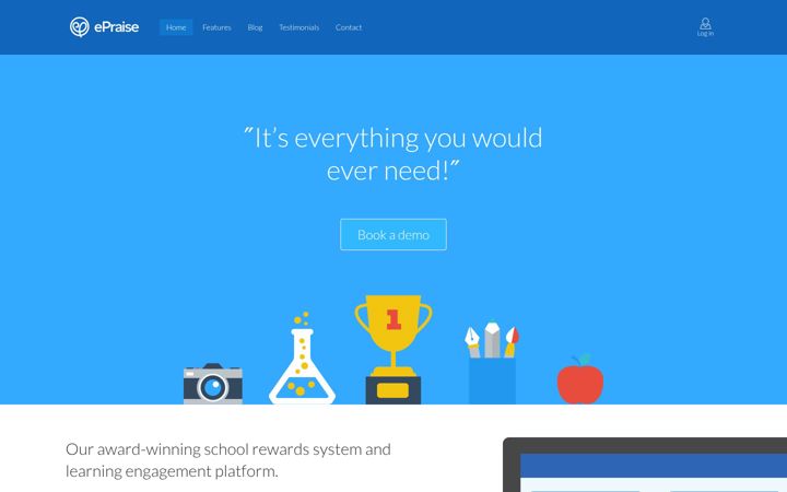 Screenshot ta' epraise.com.au