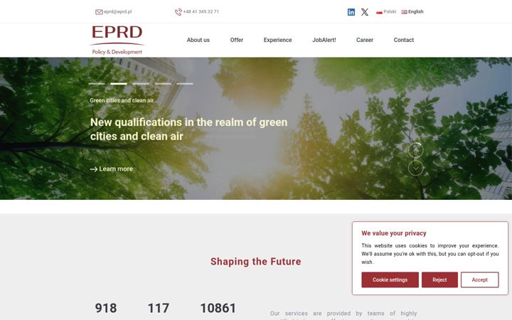 Screenshot of eprd.pl