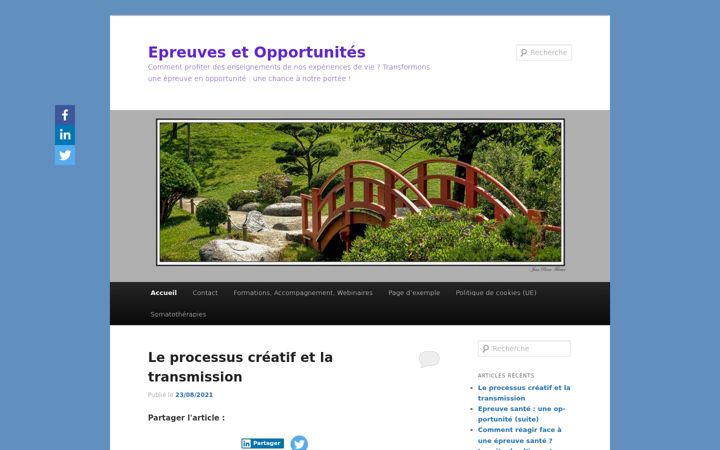 Screenshot stránky epreuves-et-opportunites.fr