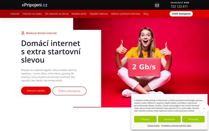 Screenshot di epripojeni.cz