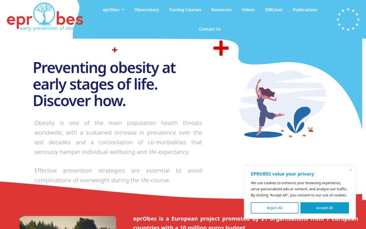 Screenshot stránky eprobes.eu
