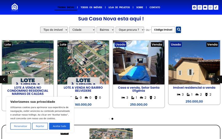 Ekraanipilt saidist eprojetgo.com.br