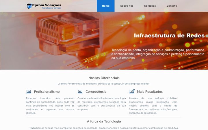 Screenshot von epromsolucoes.com.br