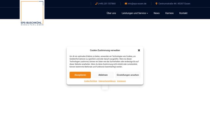 Snímek obrazovky eps-essen.de