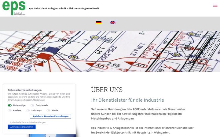 Snímek obrazovky eps-net.de