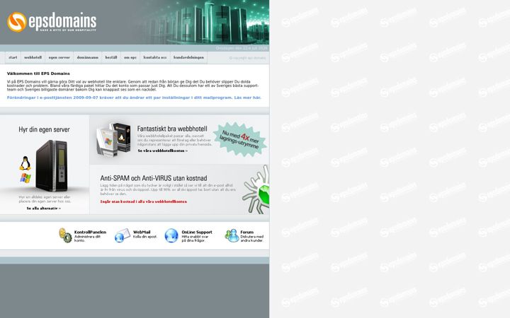 Screenshot of epsab.com