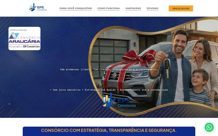 Screenshot von epsconsorcio.com.br
