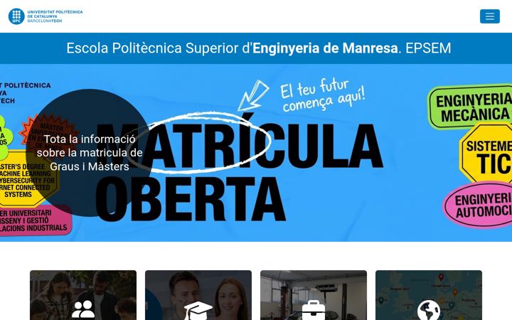 Screenshot of epsem.upc.edu