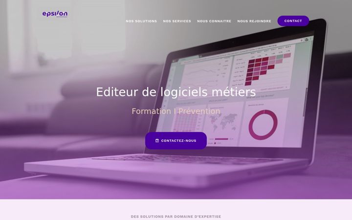 Screenshot van epsilon-informatique.fr
