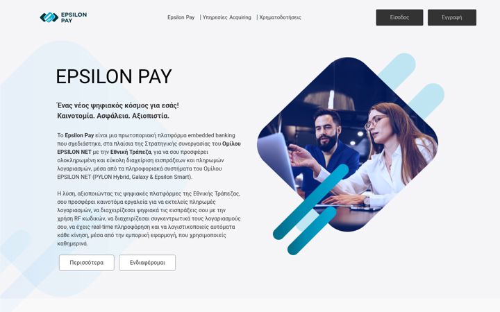 Screenshot stránky epsilonpay.eu