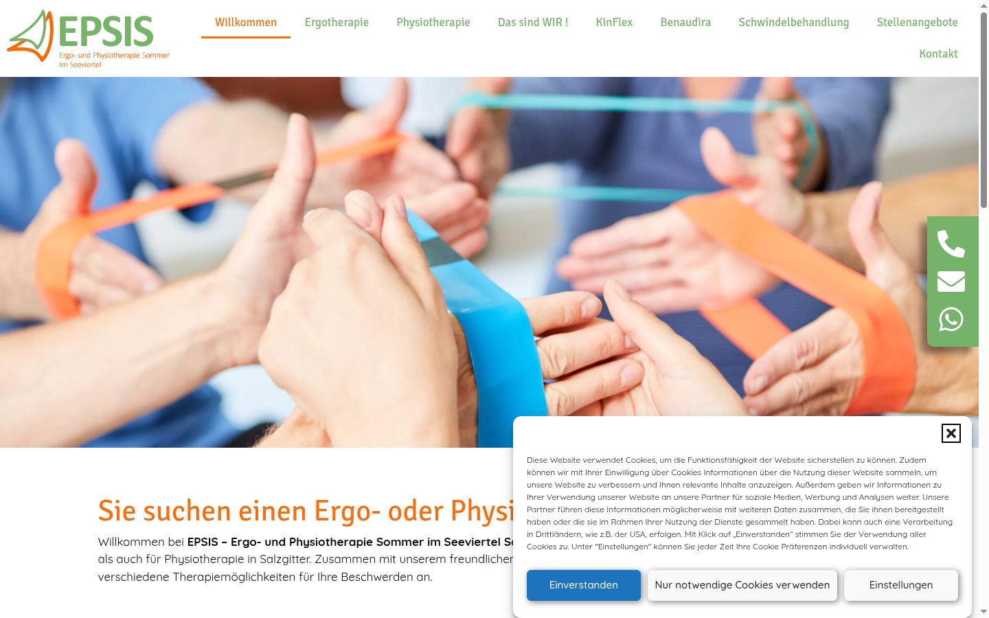Screenshot tal-banner tal-kunsens muri qabel kwalunkwe interazzjoni
