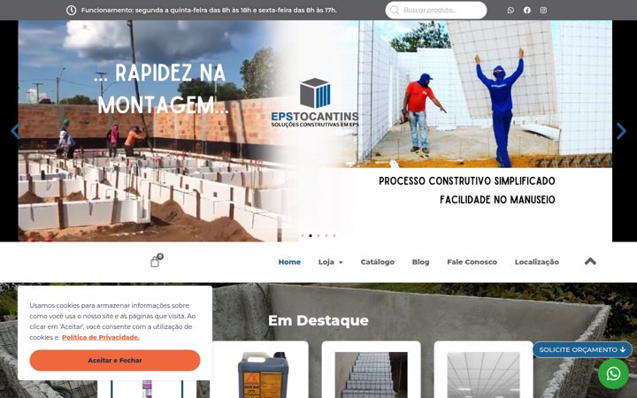 Screenshot von epstocantins.com.br