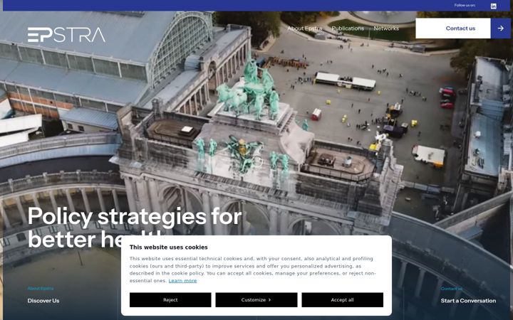 Screenshot stránky epstra.eu