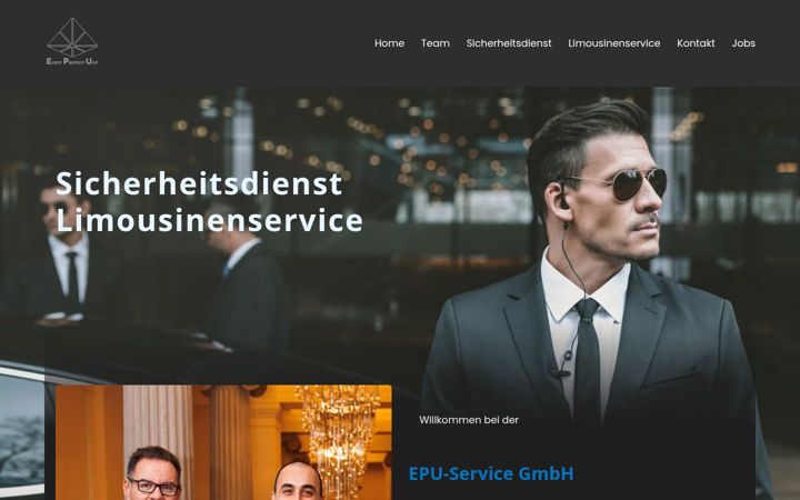 Екранна снимка на epu-service.at