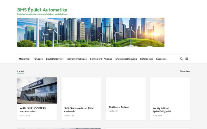 Screenshot von epulet-automatika.hu