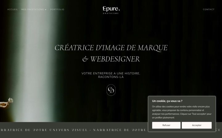 Ekraanipilt saidist epuregraphisme.fr
