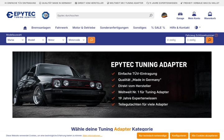 Snímek obrazovky epytec.de
