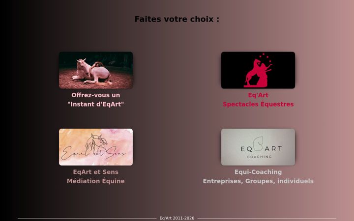Ekraanipilt saidist eq-art.fr