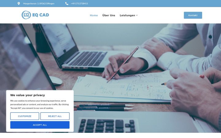 Screenshot ta' eq-cad.de