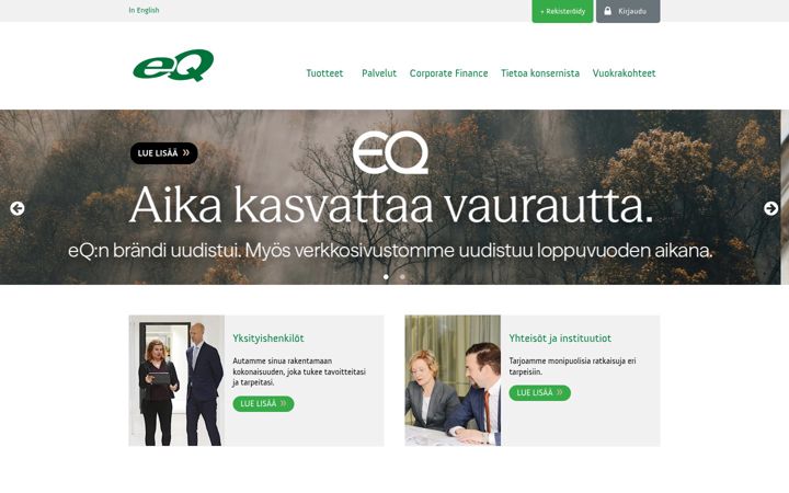 Ekrānuzņēmums no eq.fi