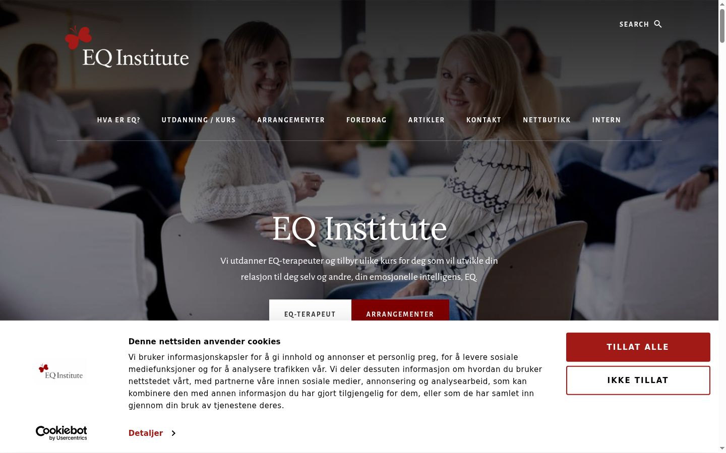 Screenshot van de toestemmingsbanner zoals getoond vóór enige interactie