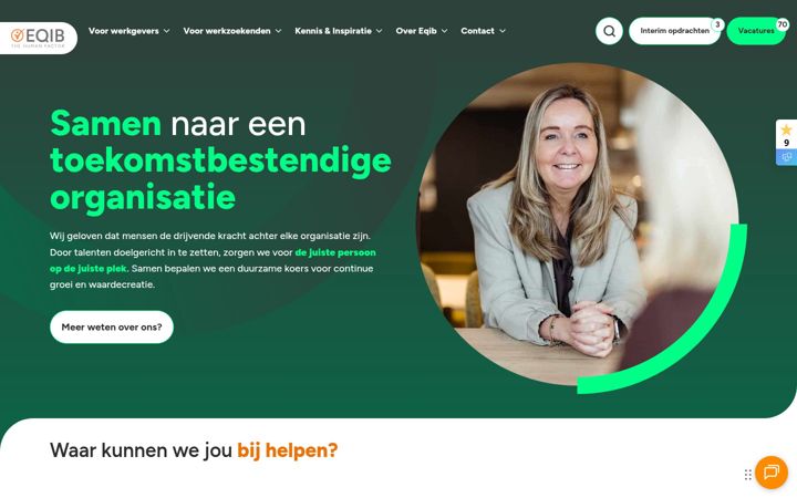 Snímek obrazovky eqib.nl