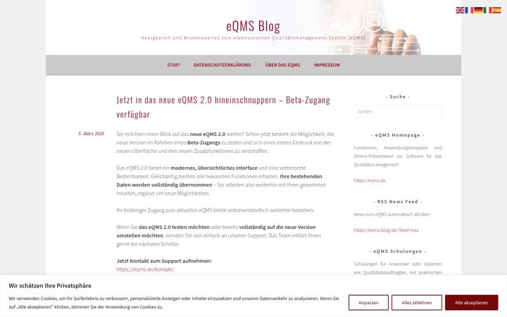 Screenshot ta' eqms-blog.de