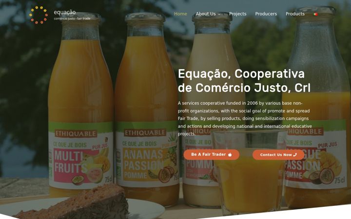 Screenshot von equacao.org