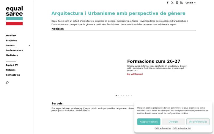 Screenshot stránky equalsaree.org