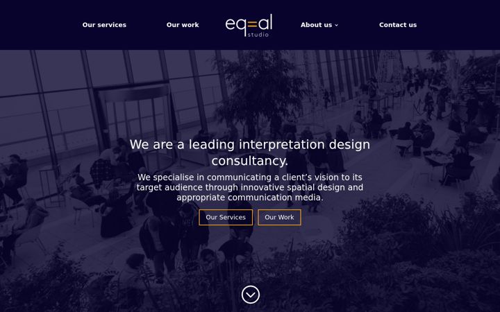 Screenshot von equalstudio.co.uk