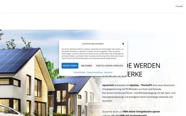 Skærmbillede af equatronic.net