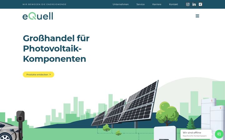 Screenshot ta' equell.de