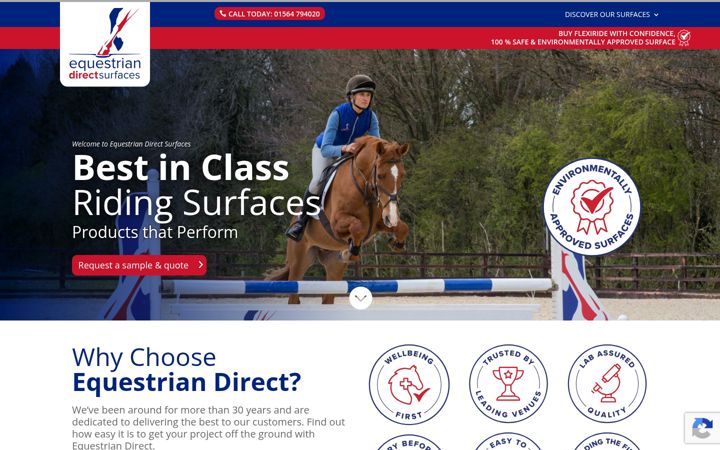 Screenshot von equestriandirectltd.co.uk