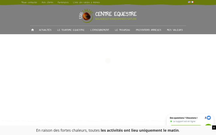 Screenshot of equi-larzac.fr