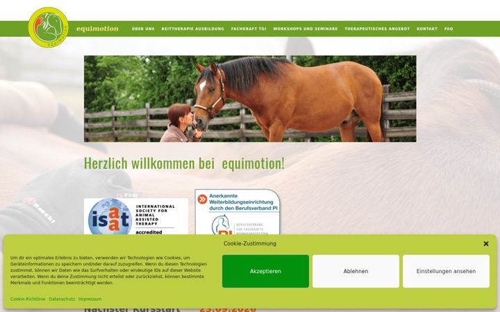 Screenshot ta' equi-motion.de