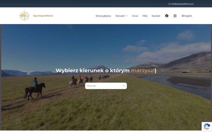 Posnetek zaslona equiexpeditions.com