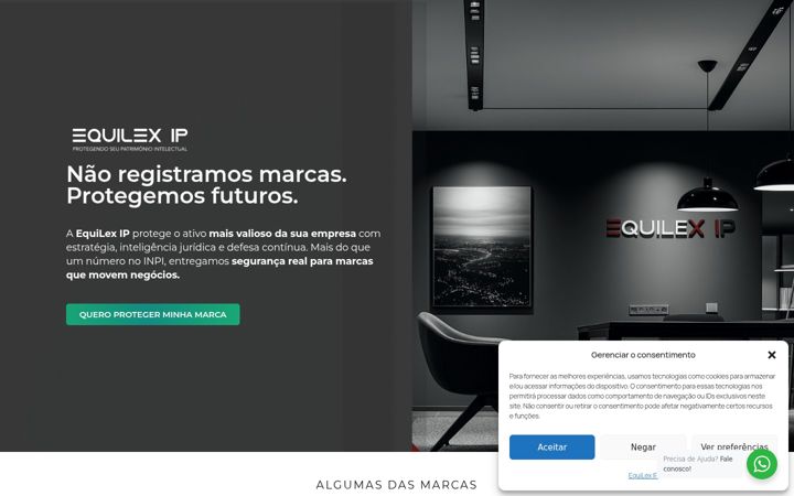 Screenshot von equilexip.com.br