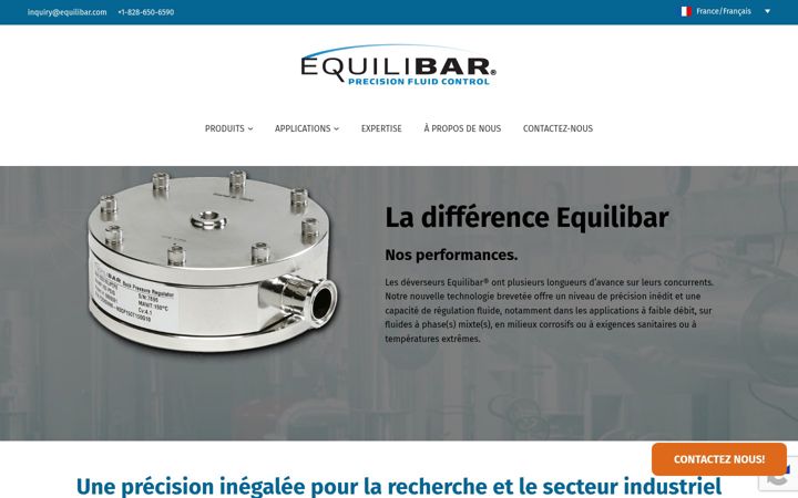 Ekrānuzņēmums no equilibar.fr