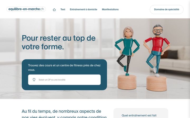 Screenshot van equilibre-en-marche.ch
